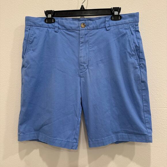 Vineyard Vines Other - Vineyard Vines Men's Size 34 Blue Stretch Breaker Chino Shorts Casual Preppy